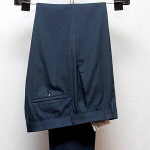 Kenneth Cole Reaction Men's Slim-Fit Stretch Dress Pants Blue 34Wx34L D110603